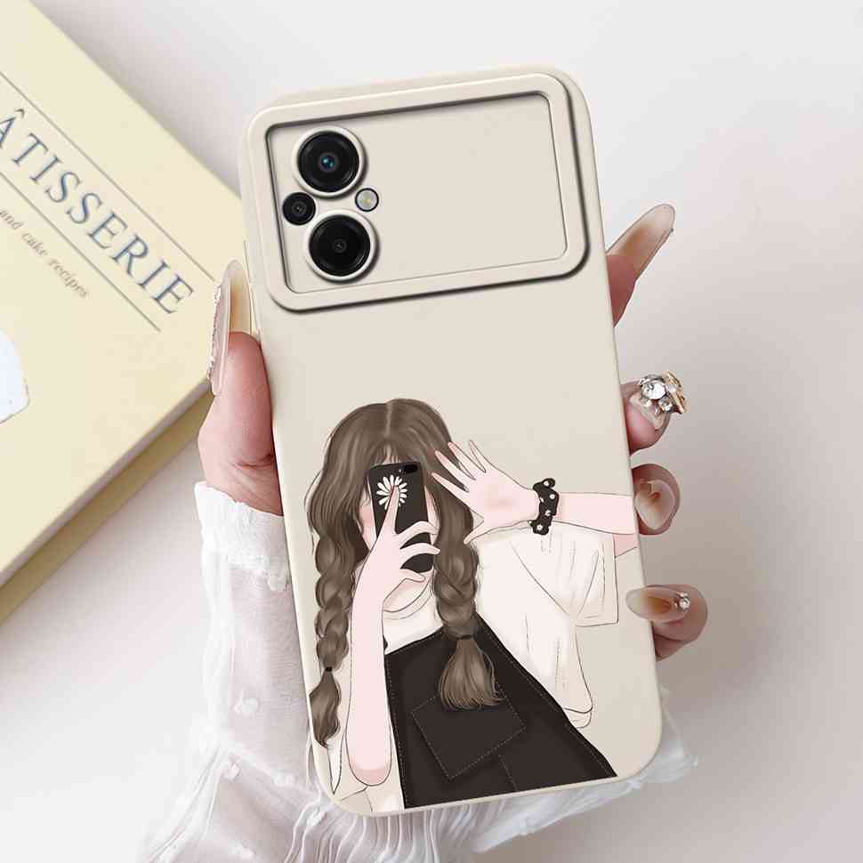 Для Xiaomi Poco M5 4G Чехол Модный Рисунок Цветок Мягкий Силикон Задняя Крышка Для Xiaomi PocoM5 POCO M5 4G Ударопрочные Чехлы для Телефона