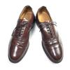 США/Винтаж/Неизвестный производитель/Goodyear Welt Оксфорды-броги Цельнокроеные/8.5 D/B/25.5-26.5см/Красно-коричневые/(ИСПОЛЬЗОВАЛ)