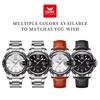 OPK 6026 Hot Selling Fashion Magnifier Calendar Quartz Watch Men's 22mm Brown Leather Strap Luminous Waterproof Sports Watch