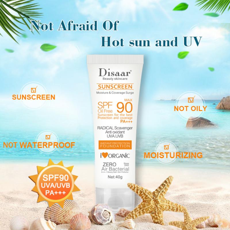 Facial Body Sunscreen Whitening Sun Cream Sunblock Skin Protective Cream Anti Sun Facial Protection Cream SPF 50/SPF 90