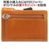 Italian Leather Aluminum Card Holder [Golbe] (Navy)