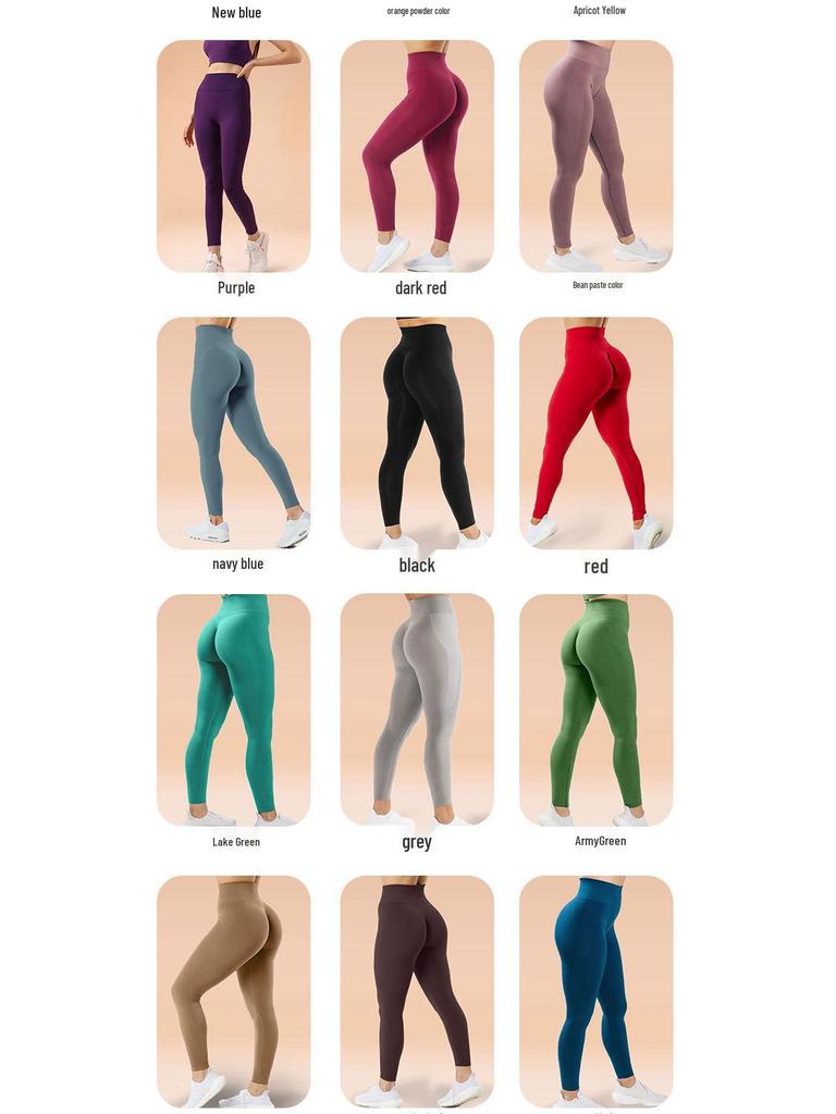 Женский бесшовный плиссированный комплект для йоги из двух частей: Завышенная талия, облегающий крой для фитнеса на открытом воздухе