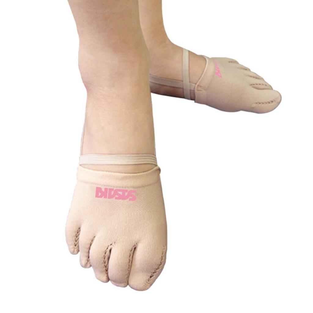 Туфли Sasaki Rhythmic Gymnastics 5 Finger Demi бежевые S 153-F5 (БЫТЬ) (19,0-22,0см)