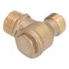 Check Valve TwoWay Brass Corrosion Resistant Replaceable Accessories for Air Compressor