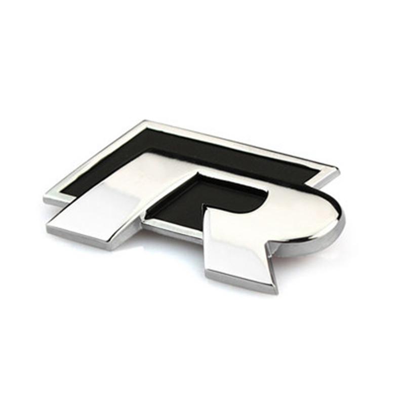 JPO1 3D Metal Car Grilles Emblem Auto Trunk Fender Mark Label Stickers For VW GTI Polo Golf Passat Tiguan Arteon Touareg CC Taigo GTE