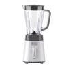 500W BLACK+DECKER Blender BXJB500E, 2 Speeds + Pulse, 1.5L Bowl, 4 Stainless Steel Blades, Non-slip Base