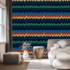 Wallpaper Colorful knit navy blue, black and blue 50x1000