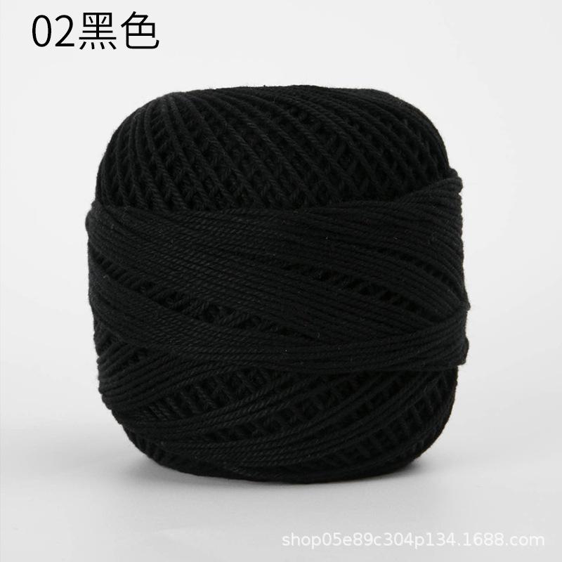 50 г/рулон Чистая хлопковая кружевная нить DIY Рукоделие Сумка Летняя шляпа Крючком Цветы Хлопковая нить 50 цветов