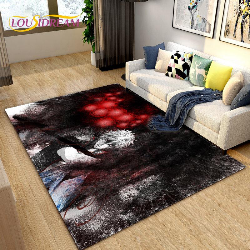 Гинтоки Кагура Гинтама Аниме Ковер, Ковер для гостиной, спальни, дивана, придверный коврик, украшение, детский игровой нескользящий коврик для пола