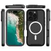 Для iPhone 16 Pro Max Магнитный чехол PC+TPU Чехол для телефона с PET-пленкой для экрана Защита со всех сторон