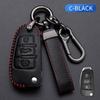 Кожаный складной чехол для автомобильного ключа Oli для A3 8L 8P A4 B6 B7 B8 A6 C5 C6 4F RS3 Q3 Q7 TT 8L 8V S3 Key Fob Shell Accessories