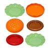 Hamburger Bowl and Plate Set Ceramic Dinnerware Set Creative Appetizer Stackable