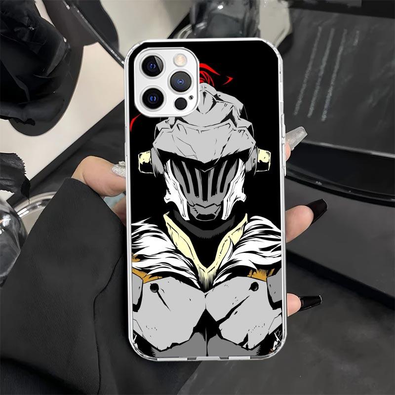 Чехол для телефона аниме Убийца Гоблинов для iPhone 11 12 13 Mini 14 15 Plus 16 Pro Max 17 Air 16E 7 8 SE 17ProMax Мягкий чехол Fundas