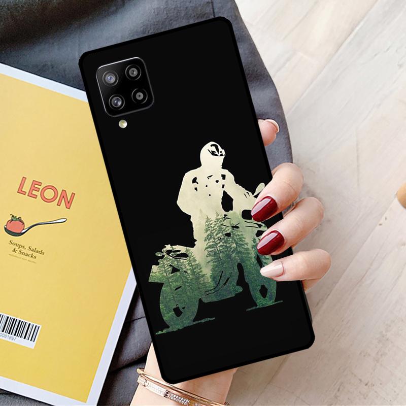 Moto Cross Mountain For Samsung Galaxy A05 A06 A56 A36 A26 A16 A22 A32 A52 A54 A34 A14 A55 A15 A53 A33 A35 Case