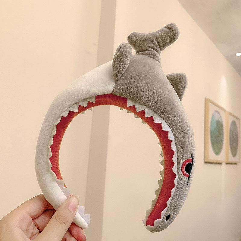 Anime Super Cute Crab Headband New Dinosaur Design Hairband Hair Clip Accessory for Women and Men Funny Cartoon Style