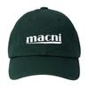 Macni SIGNATURE LOGO BALL CAP_GREEN