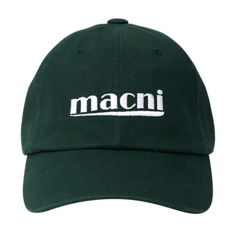 Macni SIGNATURE LOGO BALL CAP_GREEN