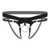 Men Crotchless Strappy Thongs O-ring Bead Decor G-string Low Rise Elastic Waistband for Honeymoon