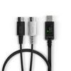 CME U2MIDI Pro Professional USB MIDI Interface Cable Plug and Play Adapter from To MIDI Compatible with Mac - - 6.5ft 1-in-1-out MIDI-to-USB -