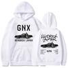 GNX Album 2024 Printing Hoodies Kendrick Lamar Rapper Rock Style Sweatshirts Unisex Streetwear Long Sleeve Hooded Pullovers