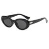 Vintage Small Frame Sunglasses Oval Sweet Cool Babe Sunglasses Women Street Shot Sunglasses