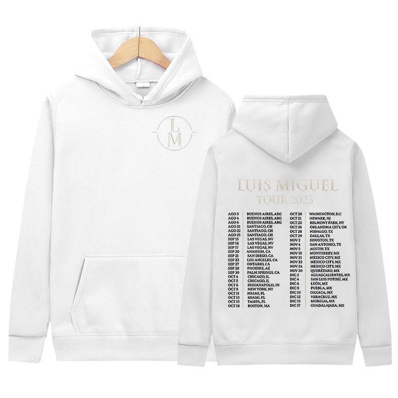 Худи мужское Louis Miguel Tour Модное повседневное спортивное худи в стиле ретро хип-хоп уличная одежда
