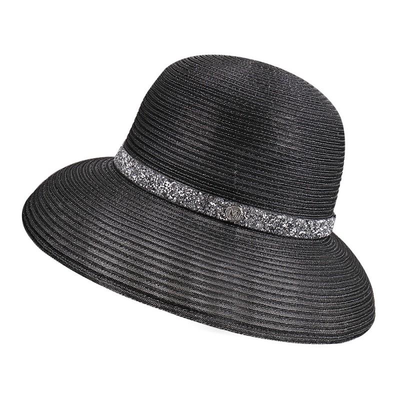 Womens Wide Brim Netted Sun Hat Vintage Hepburn Style UV Protection Beach