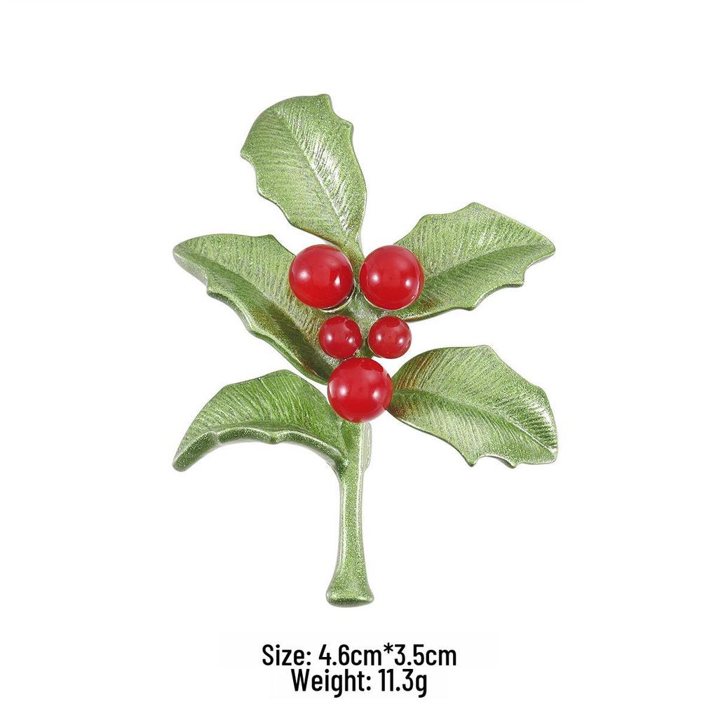 Elegant 3D Leaf & Pearl Brooch - Fashionable Pin for Clothing Accessories