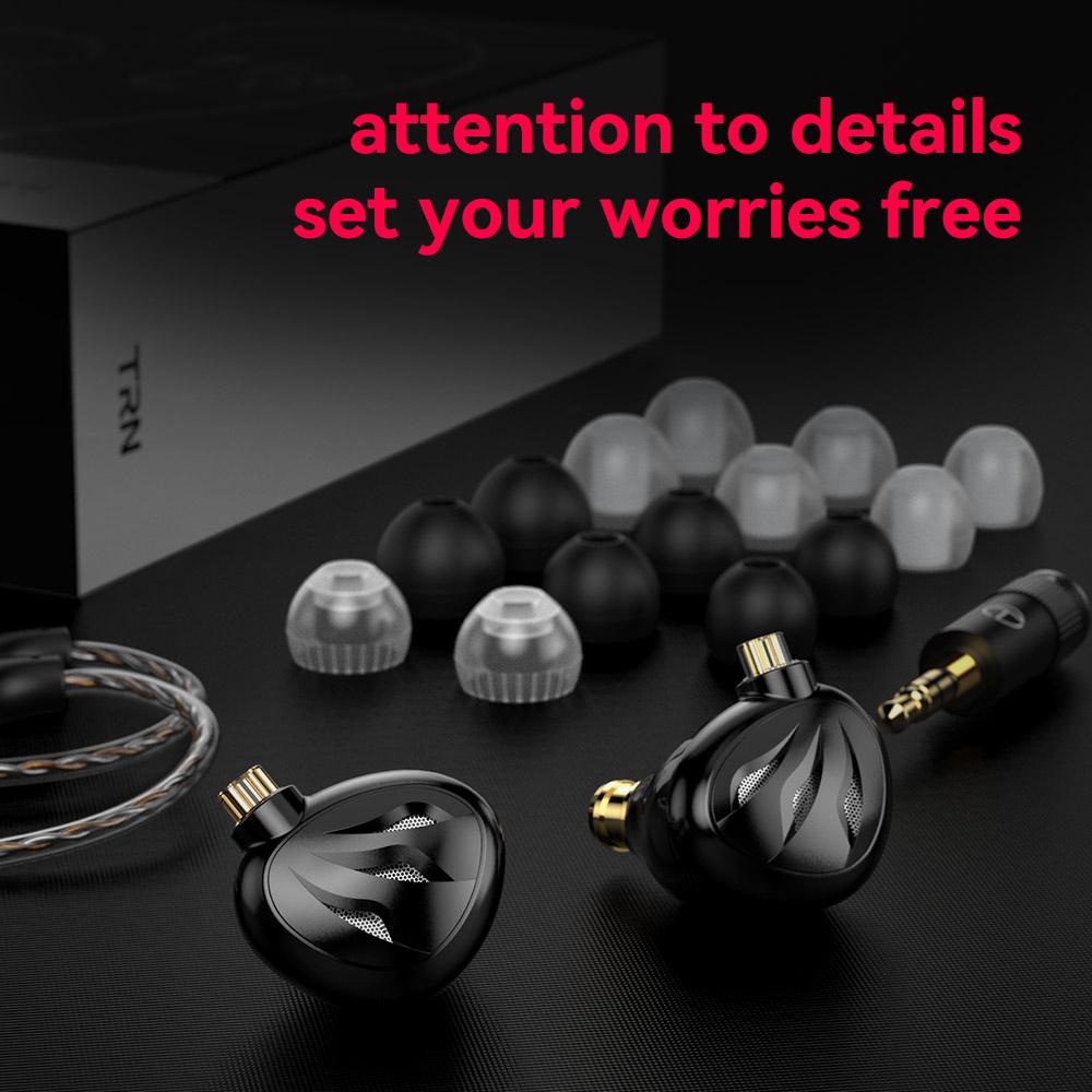 TRN Push Directly Into The Ear - плоские наушники 12 мм Hi-Fi Мониторинг High Federation Scene of The High Federal Scene, Плоские пленочные наушники