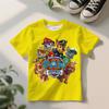 Children 3d TShirts Cartoon Chase Short Sleeves Top Tees Fashion Anime Girls Boys Shirts Kids Summer Clothes Gift