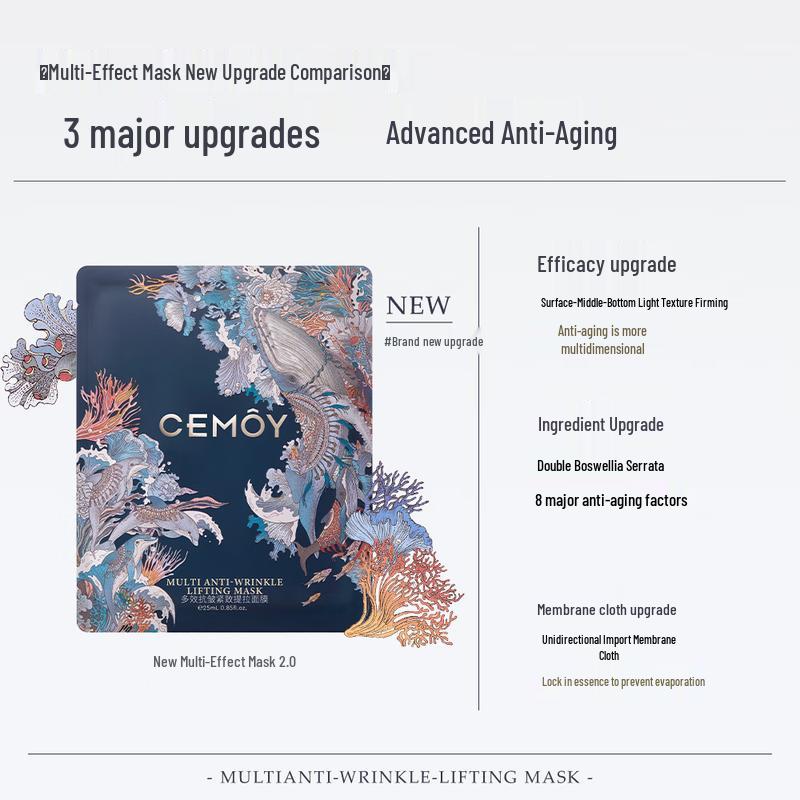 CEMOY Multi-Effect Anti-Wrinkle & Soothing Sheet Mask