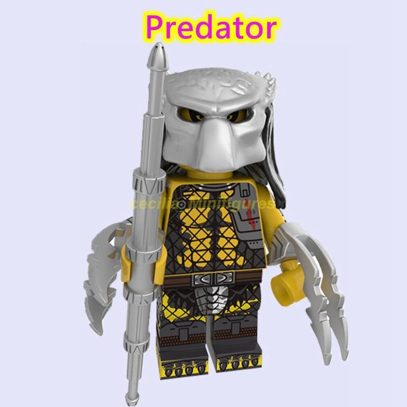 Compatible With Minifigures Alien VS Garage Kits Building Blocks Toys For Children
