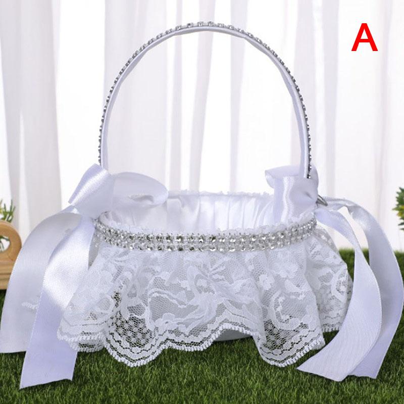 6 стилей, белый романтический бант, мешковина, свадебная церемония, вечеринка, корзина с розами