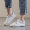 Fashion GKTINOO Shoes Women Spring 2025 New White Thick-Soled Ladies Sneakers Genuine Leather Casual Trend Girl Shoes Students Loafers