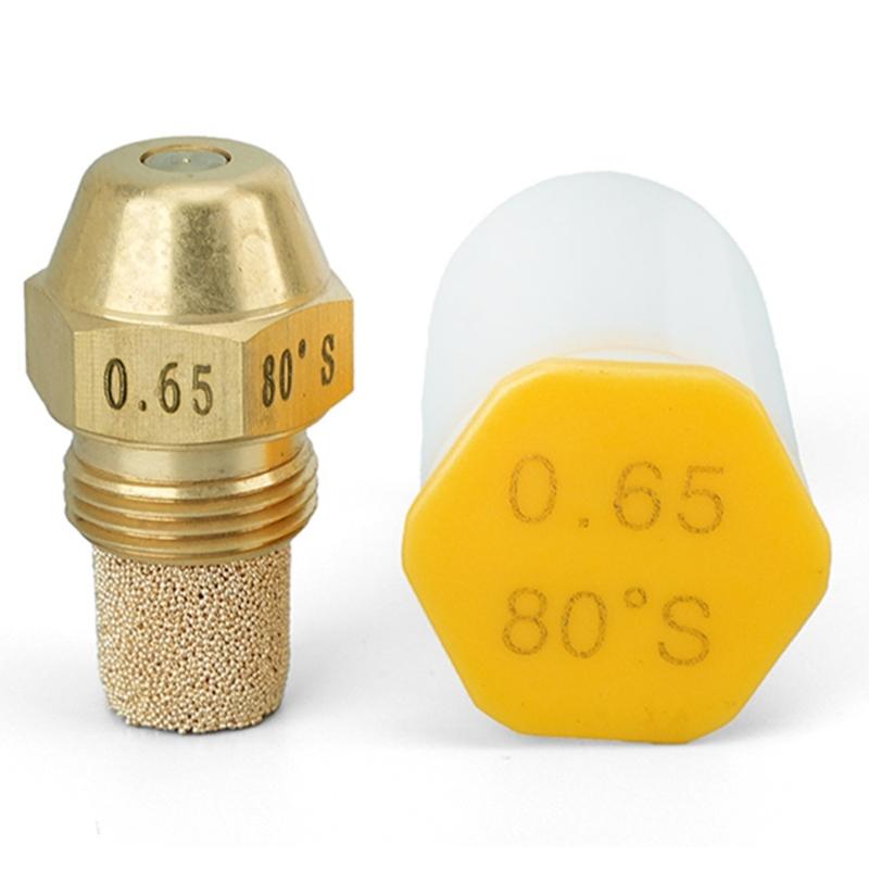 Промышленная металлическая форсунка 80 градусов, усиленная металлическая форсунка для оборудования для сжигания топлива, варианты 14 GPH