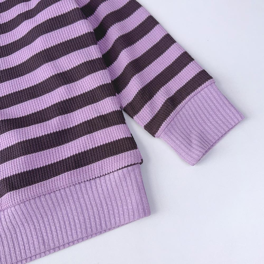 Костюм с длинными рукавами для девочек Bear Leader 3-7 лет, полосатый принт, футболка, топ + штаны, комплект из двух предметов TZ204