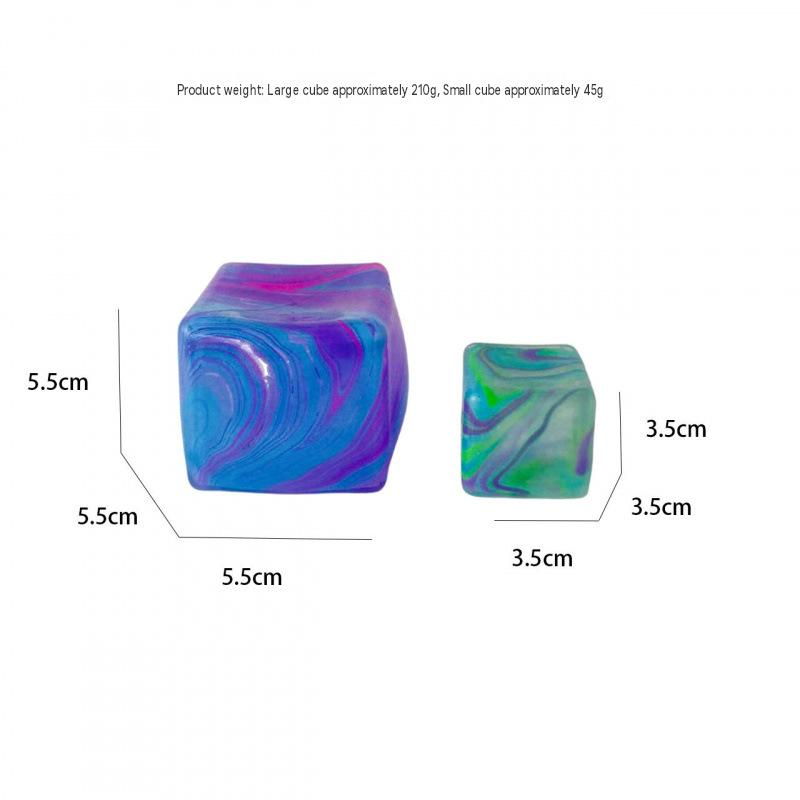 Slow Rising Ice Cube Squishy Toy Stress Relief Malt Sugar Cubes Fidget Toy Creative Decompression Gift