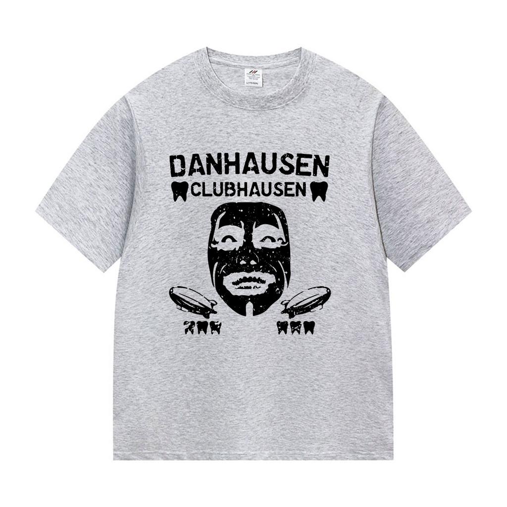 2026 Hot Danhausen Wrestler Print T Shirt Unisex Hip Hop Vintage Cotton Short Sleeve Tshirt Punk Gothic Fashion Clothing Tshirt