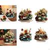 2D Christmas Plague Acrylic Ornament Collection Crafts Artwork Decors for Centerpiece Bookshelf Desk