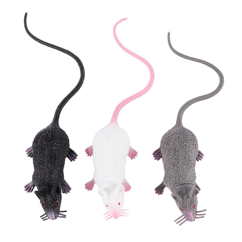 Gift Christmas Halloween Prop Joke Mouse Model Tricky Party Decor Fake Mouse