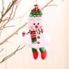 Christmas Fabric Pendant Christmas Doll Pendant Christmas Tree Pendant Ornament Small Gift Pendant
