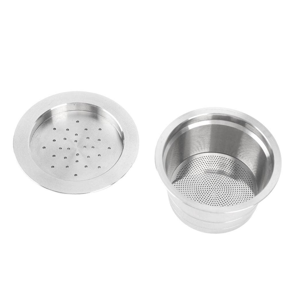 Многоразовая кофейная капсула из нержавеющей стали 304, заправляемый кофейный фильтр с кисточкой и ложкой для KF