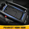 1 шт. Для Peugeot 4008 5008 GT 2017 2018 2019 2020 Автомобильная Центральная Консоль Подлокотник Ящик Для Хранения Внутренние Аксессуары