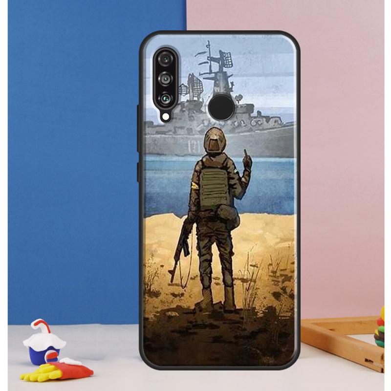 Флаг Украины для чехла Huawei Nova 12s 12i 11i 5T Y90 Y70 Y60 Y61 Y91 Y72 9 10 SE P60 Pro P20 P30 P40 Lite