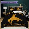 Yellowstone Ranch Pattern Bedding,Quilt Set Quilt Cover Pillowcase Home Birthday Gift (1*duvet cover+2*pillowcase,without core)XSJT0917344
