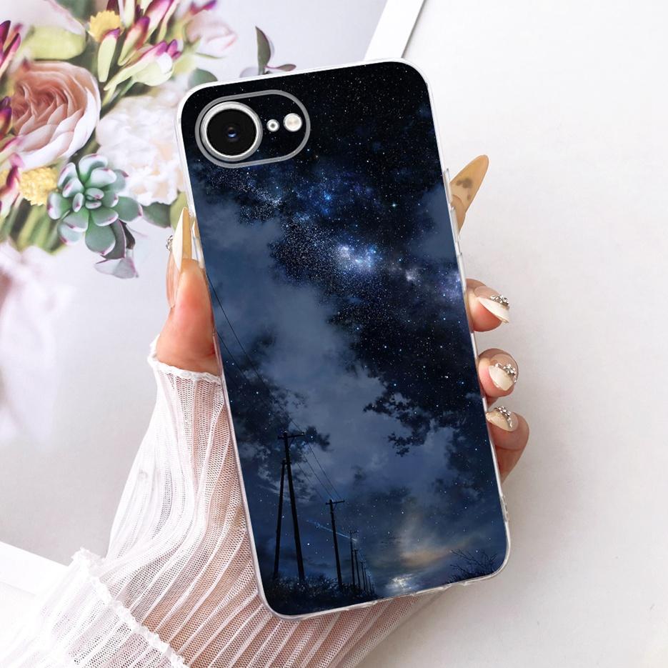 For Apple iPhone 16e Case A3409 Luxury Flowers Butterfly Painted Cover Soft Slim Phone Case For iPhone 16e iPhone16e Fundas Bags