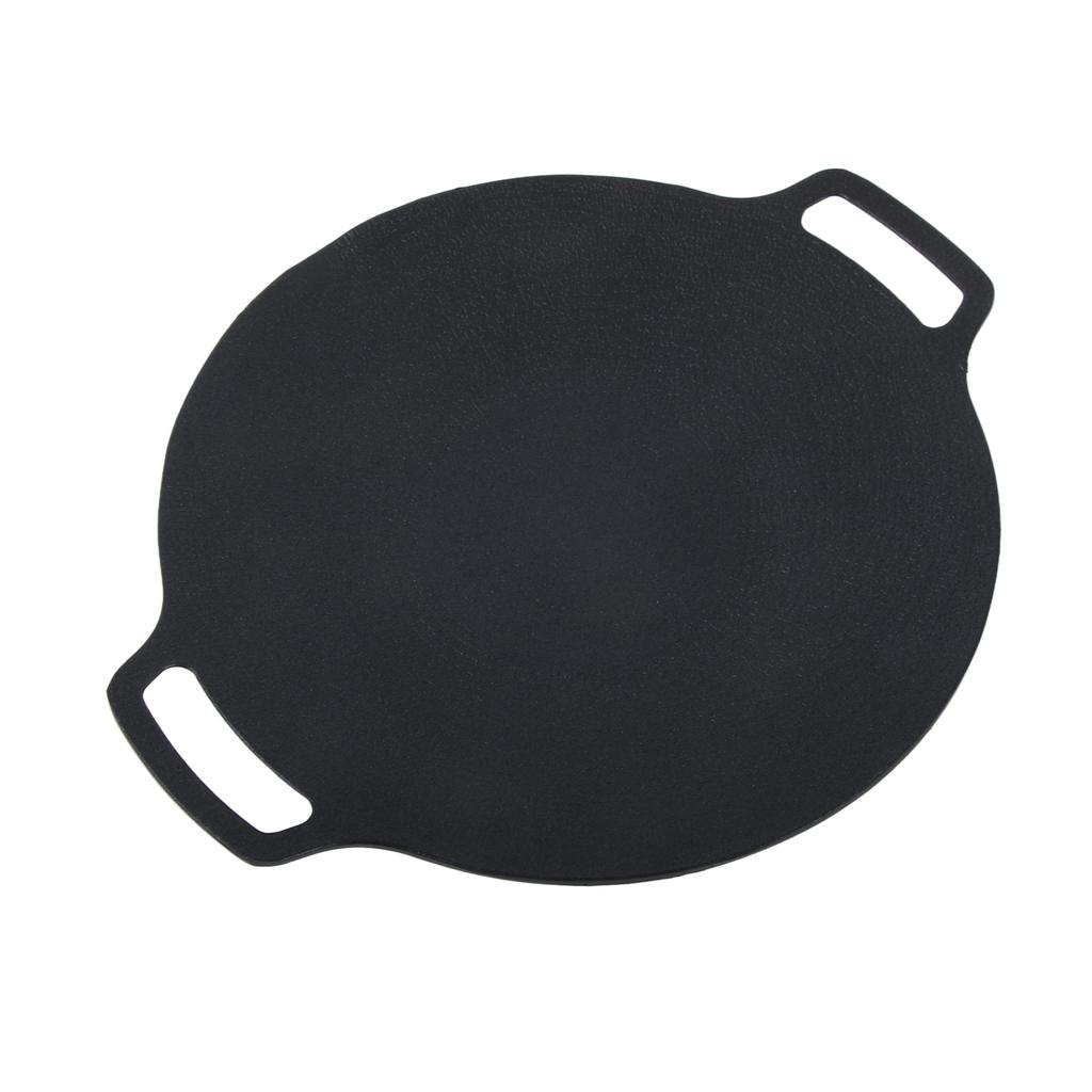 30cm Korean Grill Pan Non Stick Round Medical Stone Outdoor Griddle Pan for Portable Gas Stove