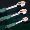 Мини 1/4" 3/8" 1/2" Стержень отвертки Регулируемый Быстрый трещоточный ключ Быстросъемный торцевой ключ Инструменты