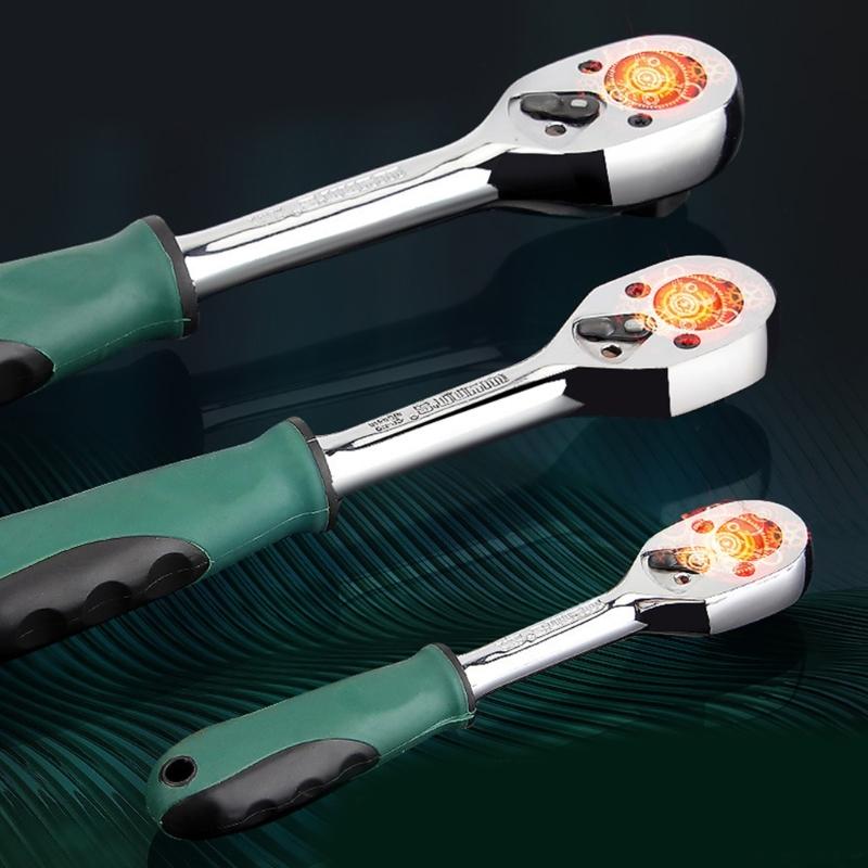 Мини 1/4" 3/8" 1/2" Стержень отвертки Регулируемый Быстрый трещоточный ключ Быстросъемный торцевой ключ Инструменты