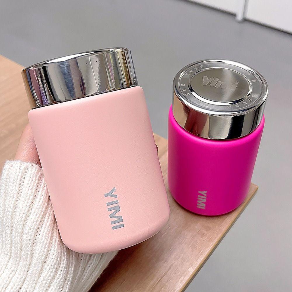 316 Stainless Steel 230ml Portable Vacuum Flask Leak Proof Mini Thermal Water Bottle Porridge Soup